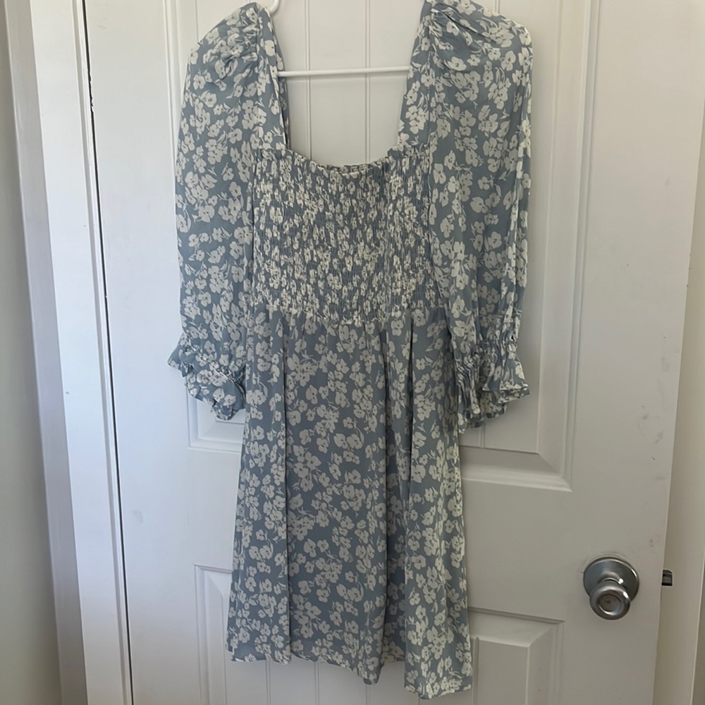 Reformation - Zaria Dress in Sofia pattern.